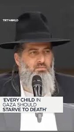 Israeli Rabbi Ronen Shaulov: “Every child in Gaza should starve to death.”