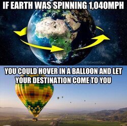 ‘Because everything spins together.’ Repeat it long enough, and it’ll seem true.