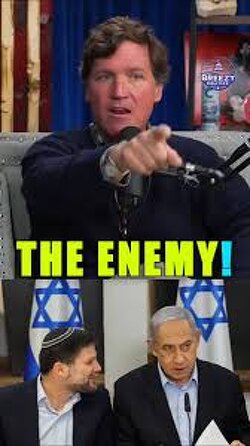 Israel has murdered 10,000s of children on purpose, locked Gaza's doors, shot journalists, and leveled the place to move people out.   Orphaned kids, many with no limbs or mangled faces—it's hard not to cry. Tucker Carlson