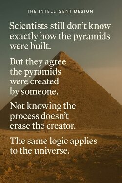 Atheists don’t know who built these, so they must have built themselves.