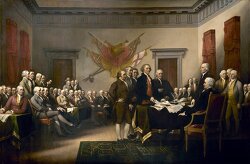 I keep hearing people say, “America was founded on Judeo-Christian values.” However, 52 of the 55 signers of the Declaration of Independence were Christian. Not one of these men was Jewish. So, no. America was not founded on “Judeo-Christian” values. Just Christian values.