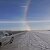 Another Amazing Proof of the Firmament Dome is the arched sundogs  and rainbow reflections galore from the dome’s sky-ice glass, reflecting the sun like a mirror.