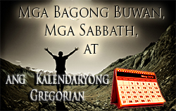 Mga Bagong Buwan, Mga Sabbath, at ang Kalendaryong Gregorian